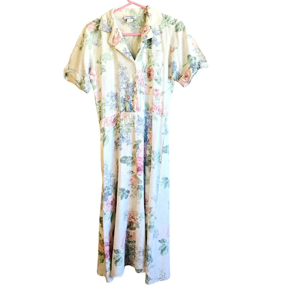 Bedford fair floral modest midi dress size 6